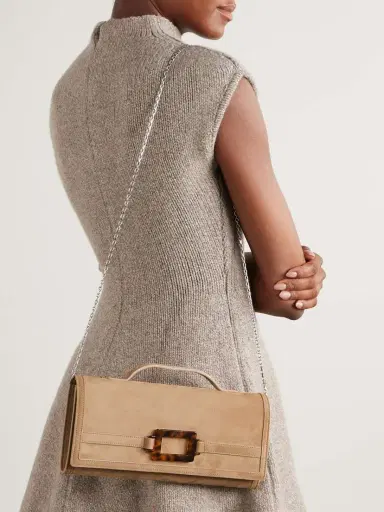 Roger Vivier Belle Vivier Buckled Suede Clutch | Thumbnail 6 Roger Vivier Belle Vivier Buckled Suede Clutch | Thumbnail 6