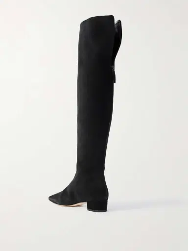 Manolo Blahnik Gore 30 Suede Over-the-knee Boots | Thumbnail 3 Manolo Blahnik Gore 30 Suede Over-the-knee Boots | Thumbnail 3