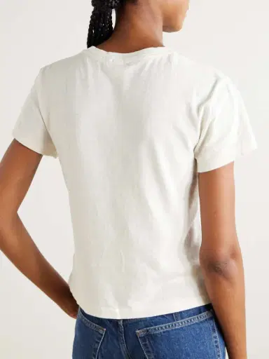 RE/DONE Classic Printed Cotton-jersey T-shirt | Thumbnail 4 RE/DONE Classic Printed Cotton-jersey T-shirt | Thumbnail 4