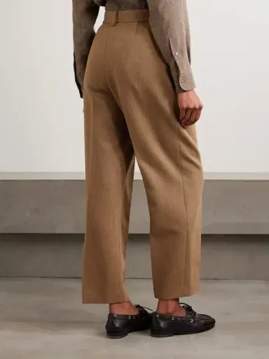 Loro Piana Rodger Pleated Rain System® Wool-twill Tapered Pants | Thumbnail 4 Loro Piana Rodger Pleated Rain System® Wool-twill Tapered Pants | Thumbnail 4