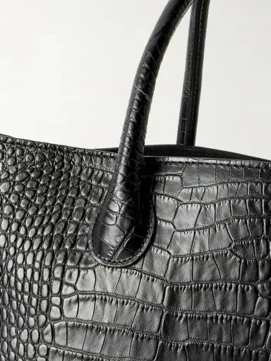 LIÉ STUDIO The Eva Weekend Croc-effect Leather Tote | Thumbnail 4 LIÉ STUDIO The Eva Weekend Croc-effect Leather Tote | Thumbnail 4