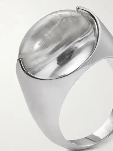 Loren Stewart Orb Sterling Silver Quartz Ring | Thumbnail 4 Loren Stewart Orb Sterling Silver Quartz Ring | Thumbnail 4