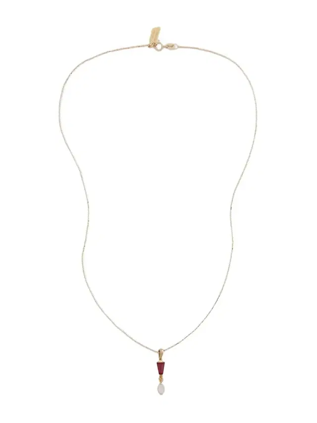 Carmilla Gold, Garnet And Topaz Necklace Carmilla Gold, Garnet And Topaz Necklace