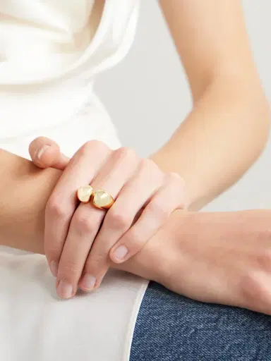 Dinosaur Designs Sprout Gold-tone Ring | Thumbnail 2 Dinosaur Designs Sprout Gold-tone Ring | Thumbnail 2