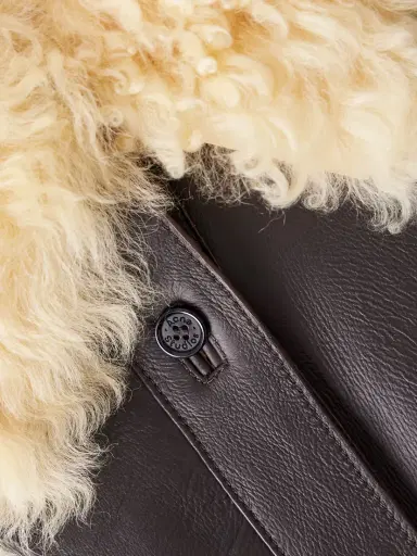 Acne Studios Shearling Leather Jacket | Thumbnail 4 Acne Studios Shearling Leather Jacket | Thumbnail 4