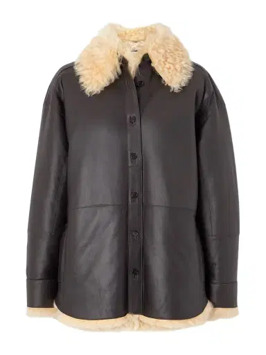 Acne Studios Shearling Leather Jacket | Thumbnail 1 Acne Studios Shearling Leather Jacket | Thumbnail 1
