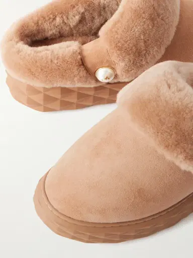 Jimmy Choo Diamond Shearling Slip-ons | Thumbnail 4 Jimmy Choo Diamond Shearling Slip-ons | Thumbnail 4