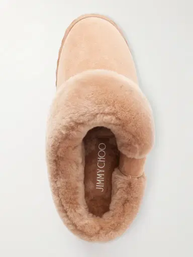 Jimmy Choo Diamond Shearling Slip-ons | Thumbnail 5 Jimmy Choo Diamond Shearling Slip-ons | Thumbnail 5