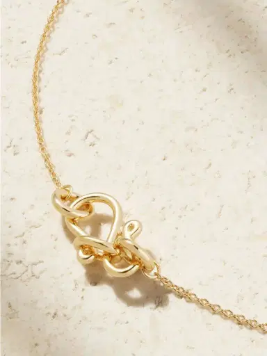 Sophie Bille Brahe Simple Letter 18-karat Recycled Gold Diamond Necklace | Thumbnail 3 Sophie Bille Brahe Simple Letter 18-karat Recycled Gold Diamond Necklace | Thumbnail 3