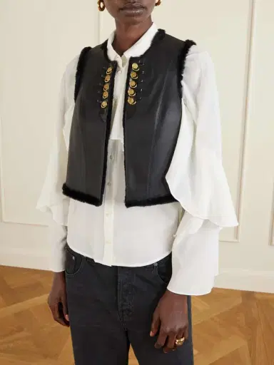 MAISON MAYLE Yves Shearling Vest | Thumbnail 3 MAISON MAYLE Yves Shearling Vest | Thumbnail 3