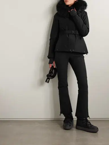 Moncler Grenoble Laplance Shearling-trimmed Belted Gore-tex Down Jacket | Thumbnail 2 Moncler Grenoble Laplance Shearling-trimmed Belted Gore-tex Down Jacket | Thumbnail 2