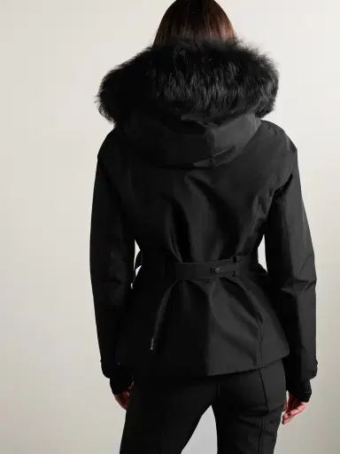 Moncler Grenoble Laplance Shearling-trimmed Belted Gore-tex Down Jacket | Thumbnail 3 Moncler Grenoble Laplance Shearling-trimmed Belted Gore-tex Down Jacket | Thumbnail 3