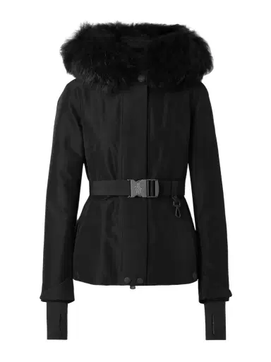 Moncler Grenoble Laplance Shearling-trimmed Belted Gore-tex Down Jacket | Thumbnail 1 Moncler Grenoble Laplance Shearling-trimmed Belted Gore-tex Down Jacket | Thumbnail 1