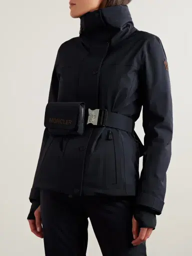 Moncler Grenoble Hainets Belted Stretch-twill Ski Jacket | Thumbnail 3 Moncler Grenoble Hainets Belted Stretch-twill Ski Jacket | Thumbnail 3