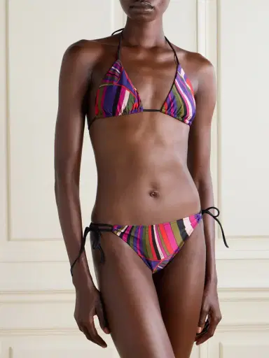 PUCCI Printed Triangle Bikini Top | Thumbnail 2 PUCCI Printed Triangle Bikini Top | Thumbnail 2