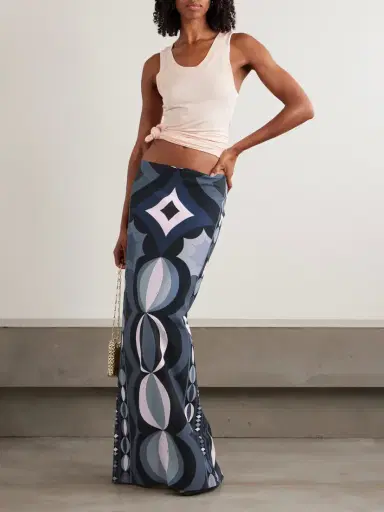 PUCCI Printed Stretch-scuba Maxi Skirt | Thumbnail 2 PUCCI Printed Stretch-scuba Maxi Skirt | Thumbnail 2