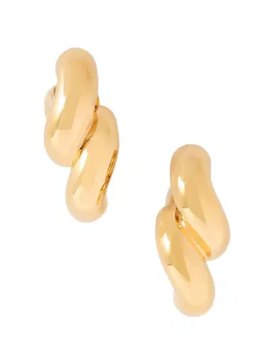 Alaïa Gold-tone Clip Earrings | Thumbnail 1 Alaïa Gold-tone Clip Earrings | Thumbnail 1