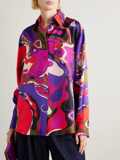 PUCCI Printed Silk Shirt | Thumbnail 3 PUCCI Printed Silk Shirt | Thumbnail 3