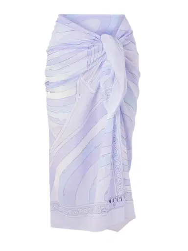 PUCCI Printed Cotton-voile Pareo | Thumbnail 1 PUCCI Printed Cotton-voile Pareo | Thumbnail 1