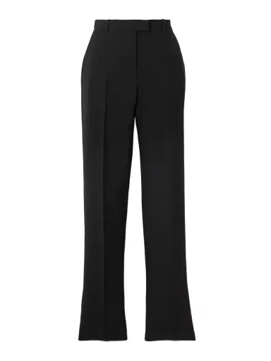 McQueen Wool-blend Crepe Straight-leg Pants | Thumbnail 1 McQueen Wool-blend Crepe Straight-leg Pants | Thumbnail 1