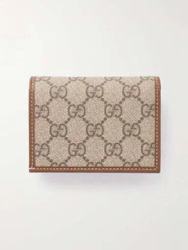 Gucci 1955 Horsebit-detailed Printed Coated-canvas And Leather Wallet | Thumbnail 3 Gucci 1955 Horsebit-detailed Printed Coated-canvas And Leather Wallet | Thumbnail 3