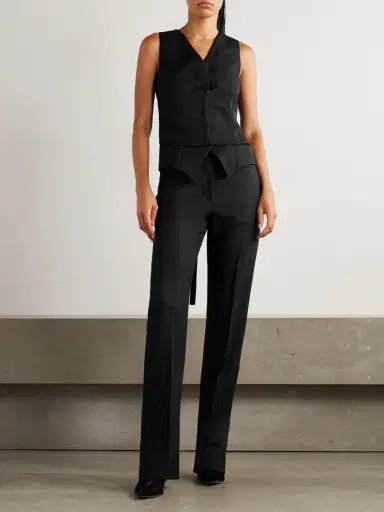 Alexander McQueen Wool-twill Vest | Thumbnail 2 Alexander McQueen Wool-twill Vest | Thumbnail 2