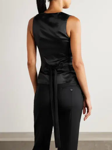 Alexander McQueen Wool-twill Vest | Thumbnail 3 Alexander McQueen Wool-twill Vest | Thumbnail 3