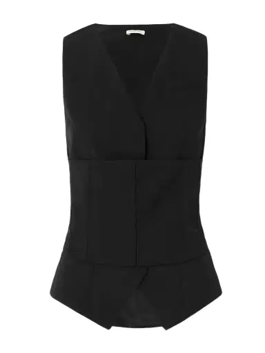 Alexander McQueen Wool-twill Vest | Thumbnail 1 Alexander McQueen Wool-twill Vest | Thumbnail 1