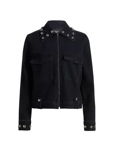 RAILS Women's Roxbury Stud-Trim Denim Jacket | Thumbnail 1 RAILS Women's Roxbury Stud-Trim Denim Jacket | Thumbnail 1