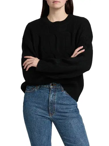 Lisa Yang Women's Sammie Cashmere Sweater | Thumbnail 3 Lisa Yang Women's Sammie Cashmere Sweater | Thumbnail 3