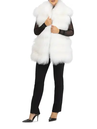 Gorski Women's Select Lamb Vest - Latte | Thumbnail 5 Gorski Women's Select Lamb Vest - Latte | Thumbnail 5