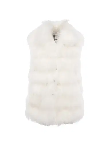 Gorski Women's Select Lamb Vest - Latte | Thumbnail 1 Gorski Women's Select Lamb Vest - Latte | Thumbnail 1