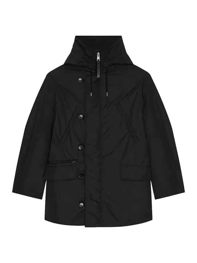 Men's Couture Seam Parka - Black Men's Couture Seam Parka - Black