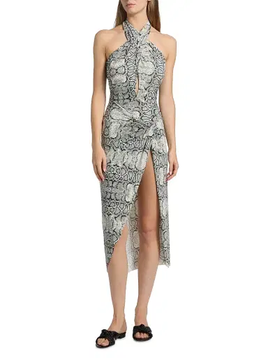 Chiara Boni La Petite Robe Women's Aza Snakeskin-Print Pareo - Urban Snake | Thumbnail 2 Chiara Boni La Petite Robe Women's Aza Snakeskin-Print Pareo - Urban Snake | Thumbnail 2