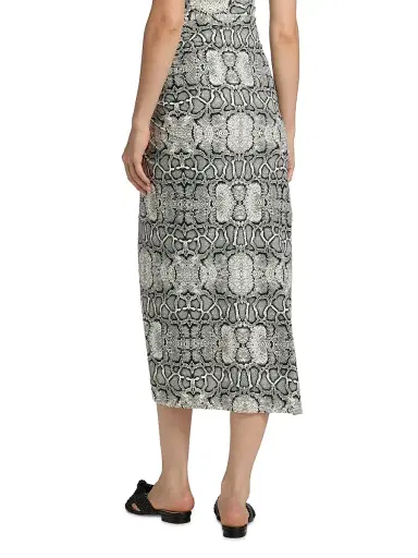 Chiara Boni La Petite Robe Women's Aza Snakeskin-Print Pareo - Urban Snake | Thumbnail 4 Chiara Boni La Petite Robe Women's Aza Snakeskin-Print Pareo - Urban Snake | Thumbnail 4