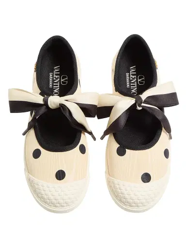 Valentino Garavani Women's Bay By Bay Ballerina Sneakers - Butter Black | Thumbnail 4 Valentino Garavani Women's Bay By Bay Ballerina Sneakers - Butter Black | Thumbnail 4