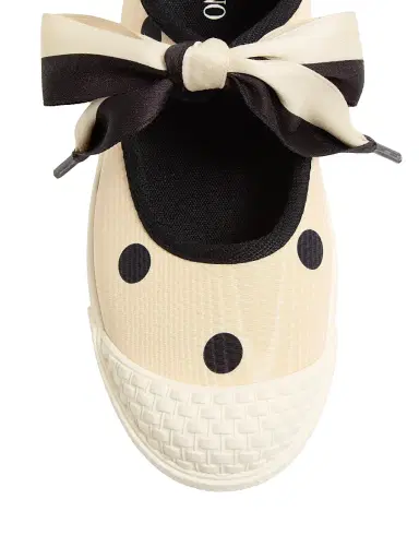 Valentino Garavani Women's Bay By Bay Ballerina Sneakers - Butter Black | Thumbnail 5 Valentino Garavani Women's Bay By Bay Ballerina Sneakers - Butter Black | Thumbnail 5