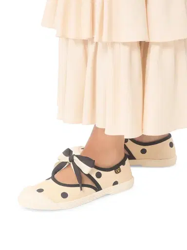 Valentino Garavani Women's Bay By Bay Ballerina Sneakers - Butter Black | Thumbnail 7 Valentino Garavani Women's Bay By Bay Ballerina Sneakers - Butter Black | Thumbnail 7