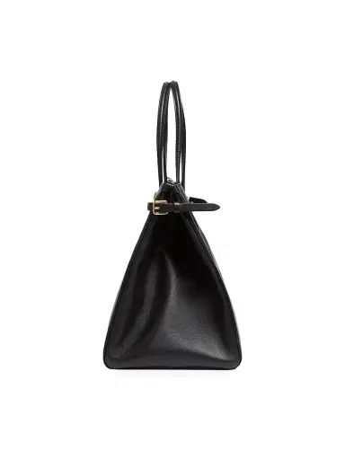 Valentino Garavani Men's Antibes Leather Shopping Bag - Black | Thumbnail 5 Valentino Garavani Men's Antibes Leather Shopping Bag - Black | Thumbnail 5