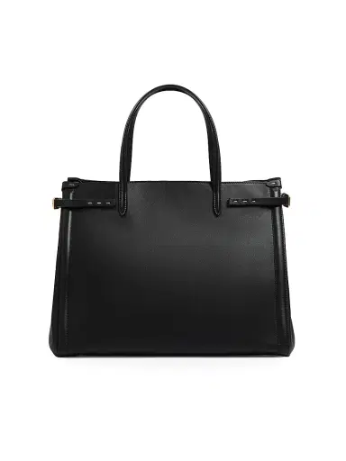 Valentino Garavani Men's Antibes Leather Shopping Bag - Black | Thumbnail 6 Valentino Garavani Men's Antibes Leather Shopping Bag - Black | Thumbnail 6