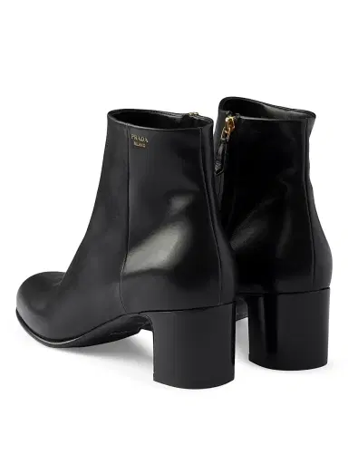 Prada Women's Suede Booties - Black | Thumbnail 3 Prada Women's Suede Booties - Black | Thumbnail 3