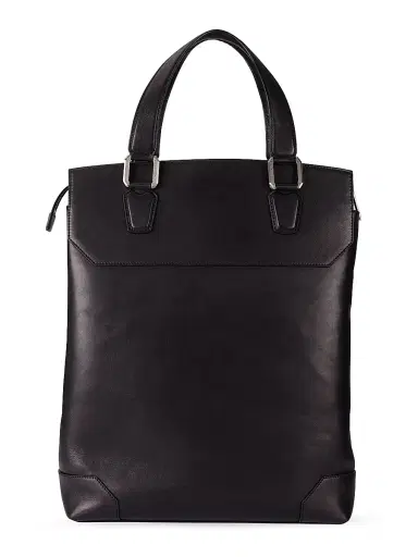 Stefano Ricci Men's Calfskin Tote Bag - Black | Thumbnail 3 Stefano Ricci Men's Calfskin Tote Bag - Black | Thumbnail 3