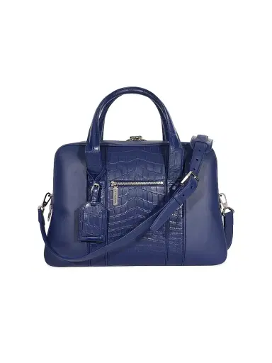 Stefano Ricci Men's Versatile Croc Briefcase with Lock | Thumbnail 7 Stefano Ricci Men's Versatile Croc Briefcase with Lock | Thumbnail 7