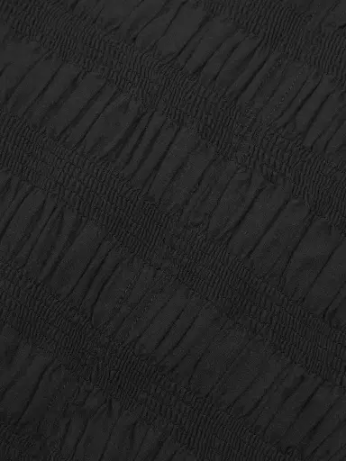 Faithfull The Brand Women's Flavia Shirred A-Line Maxi Dress - Julyeta Broderie Black - Size Medium | Thumbnail 6 Faithfull The Brand Women's Flavia Shirred A-Line Maxi Dress - Julyeta Broderie Black - Size Medium | Thumbnail 6