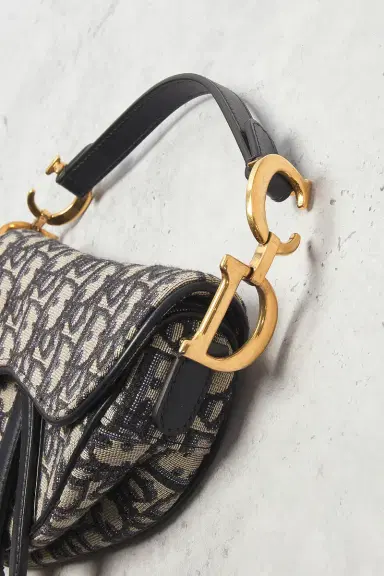 Dior Trotter Oblique Mini Saddle Bag | Thumbnail 10 Dior Trotter Oblique Mini Saddle Bag | Thumbnail 10