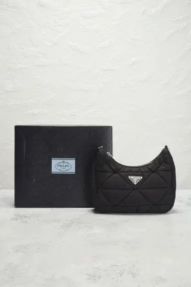 Prada Padded Re-Nylon Shoulder Bag | Thumbnail 12 Prada Padded Re-Nylon Shoulder Bag | Thumbnail 12