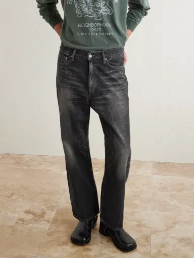 Neighborhood Wide-Leg Selvedge Jeans - Men | Thumbnail 3 Neighborhood Wide-Leg Selvedge Jeans - Men | Thumbnail 3