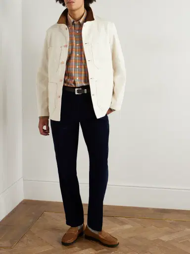 Drake's Button-Down Collar Checked Cotton-Madras Shirt - Men | Thumbnail 2 Drake's Button-Down Collar Checked Cotton-Madras Shirt - Men | Thumbnail 2