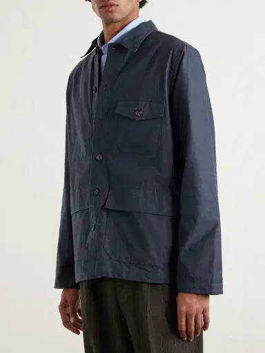 Drake's Cotton Overshirt - Men | Thumbnail 3 Drake's Cotton Overshirt - Men | Thumbnail 3