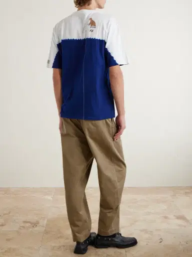KAPITAL Straight-Leg Pleated Cotton-Twill Chinos - Men | Thumbnail 4 KAPITAL Straight-Leg Pleated Cotton-Twill Chinos - Men | Thumbnail 4